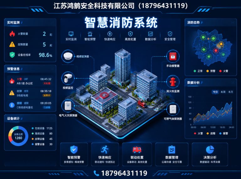 威海智慧消防系统展示图